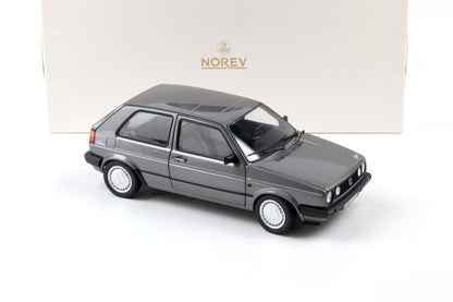 Norev 1989 VW Golf MK II Champion Grey Metallic 1:18