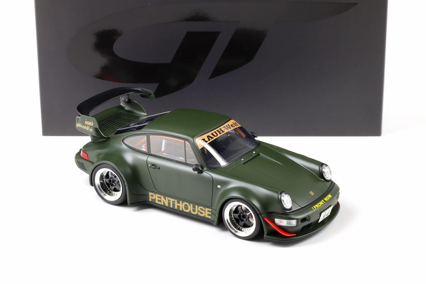GT Spirit 2008 Porsche 911 964 RWB (Penthouse) Matte Army Green 1:18