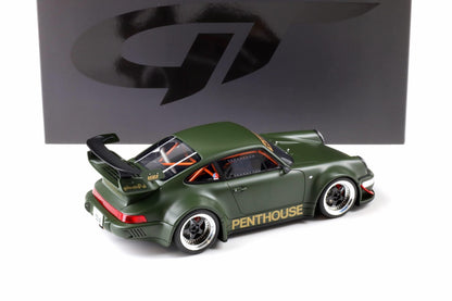 GT Spirit 2008 Porsche 911 964 RWB (Penthouse) Matte Army Green 1:18