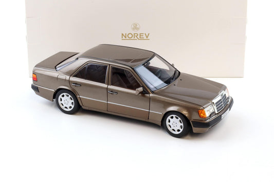 Norev 1990 Mercedes-Benz E Class 500E (W124) Impala Brown Metallic 1:18