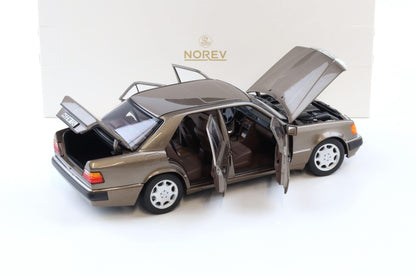 Norev 1990 Mercedes-Benz E Class 500E (W124) Impala Brown Metallic 1:18