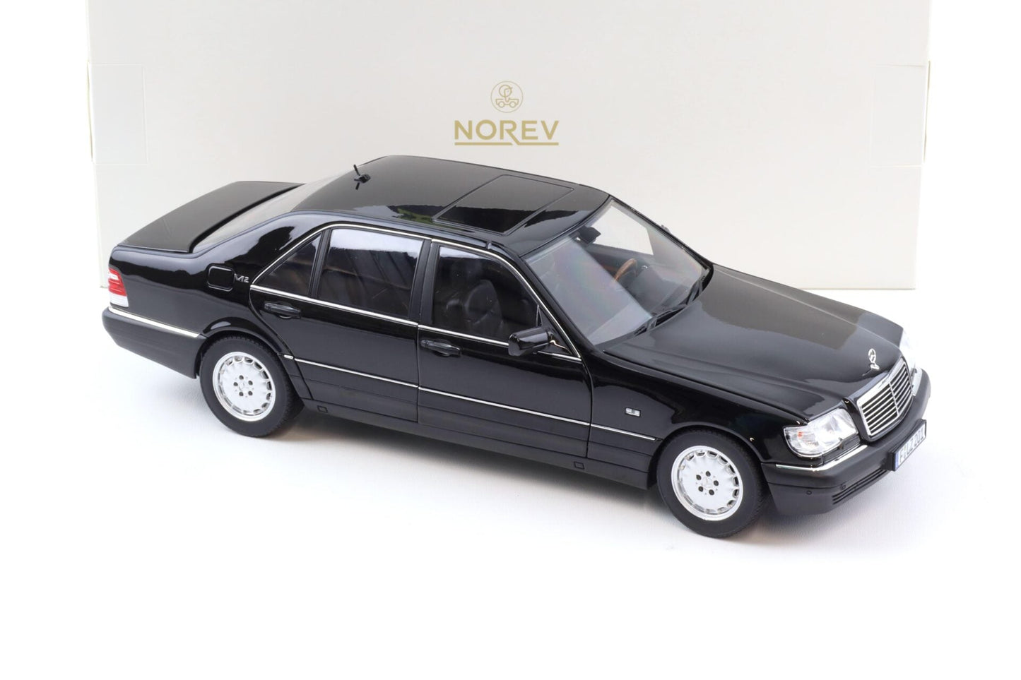 Norev 1997 Mercedes-Benz S600 S-Class (W140) Black 1:18