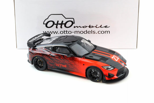 Otto 2022 Nissan 400 Z GT4 #23 SEMA Show 2022 Black and Red 1:18