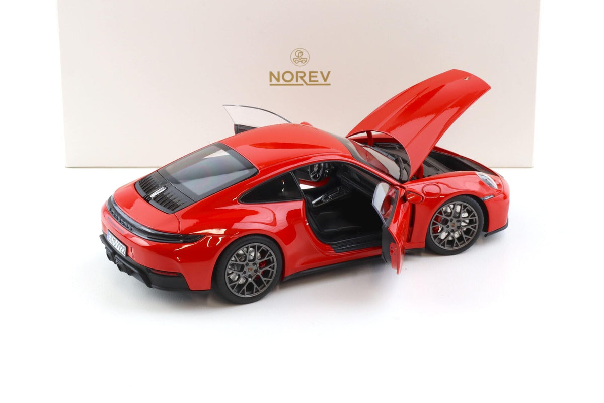 Norev 2025 Porsche 911 992.2 Carrera 4 GTS Guards Red 1:18