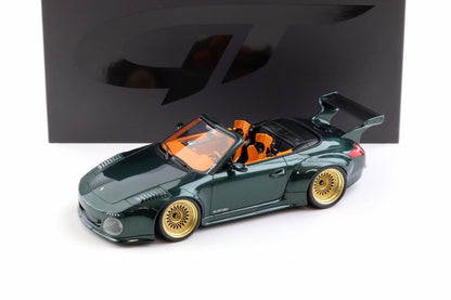 GT Spirit 2024 Porsche 911 997.2 Carbriolet Old & New Tokyo Auto Salon Dark Green