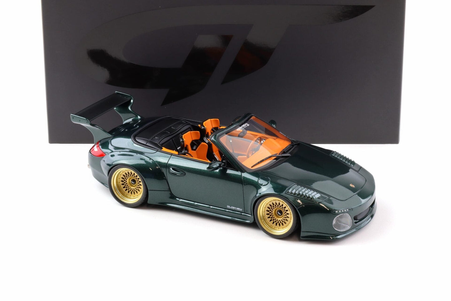 GT Spirit 2024 Porsche 911 997.2 Carbriolet Old & New Tokyo Auto Salon Dark Green