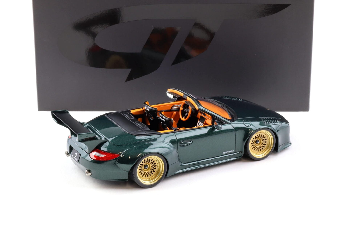 GT Spirit 2024 Porsche 911 997.2 Carbriolet Old & New Tokyo Auto Salon Dark Green