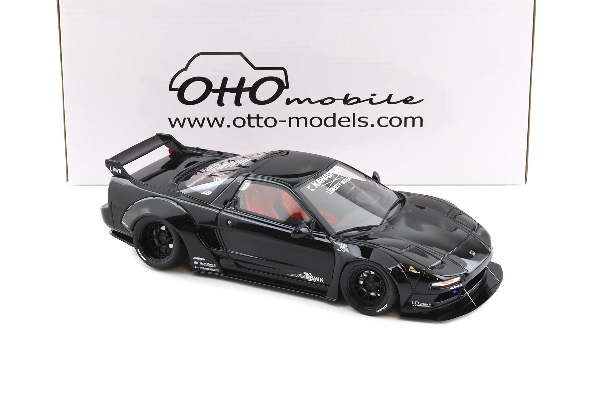 Otto 1991 Honda NSX NA1 LB-Works (Liberty Walk) 2020 Black 1:18