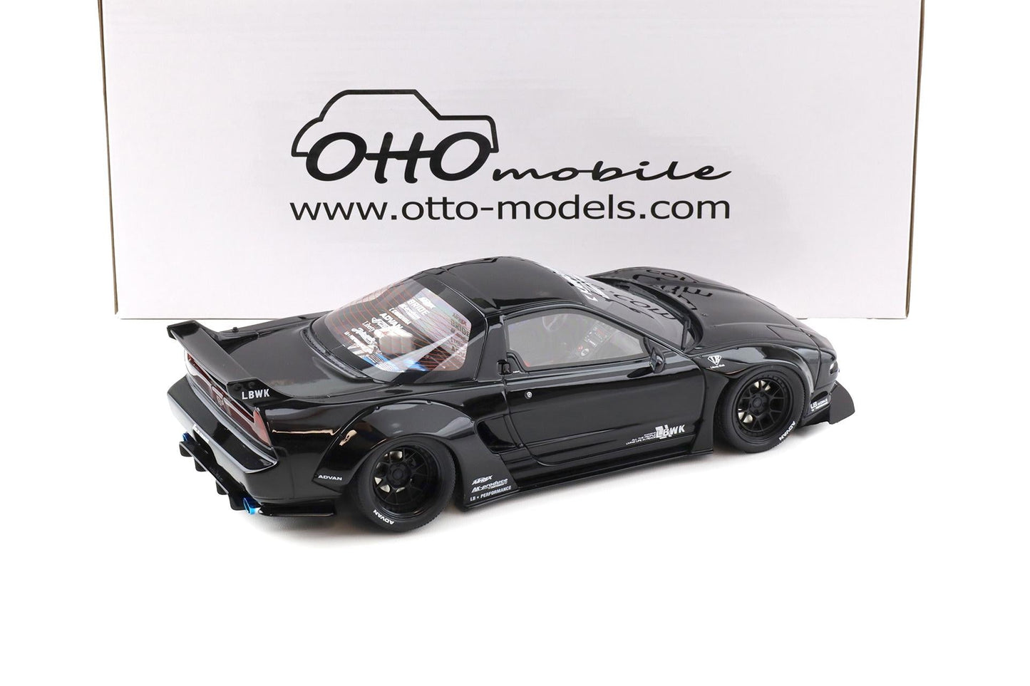 Otto 1991 Honda NSX NA1 LB-Works (Liberty Walk) 2020 Black 1:18
