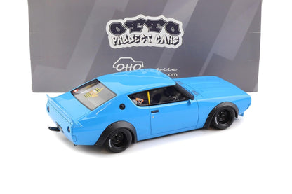 Otto 1971 Nissan Skyline 2000 GT-R (KPGC10) 2024 LB-Works Blue 1:18