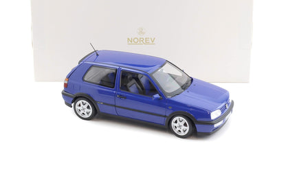 Norev 1994 Volkswagen Golf GTI MK3 Color Concept Jazz Blue 1:18