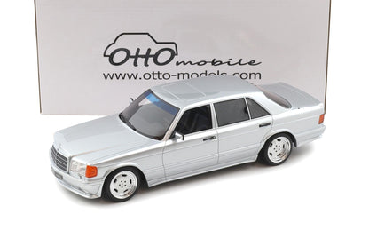 Otto Mobile Mercedes-Benz 560 SEL AMG 1:18 Diecast — Brilliant Silver