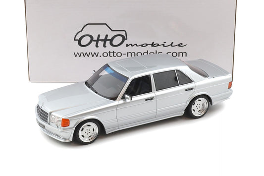 Otto Mobile Mercedes-Benz 560 SEL AMG 1:18 Diecast — Brilliant Silver