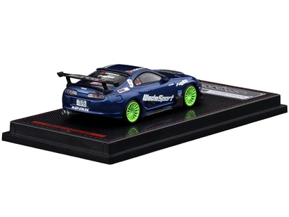 Ignition Model Toyota Supra JZA80 RZ #9 WedsSport Blue Metallic 1:64