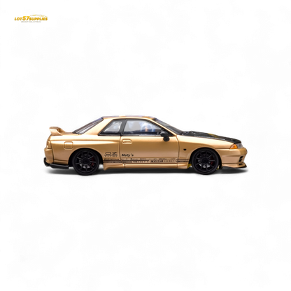 Focal Horizon Nissan Skyline GT-R R32 Top Secret Gold 1:64
