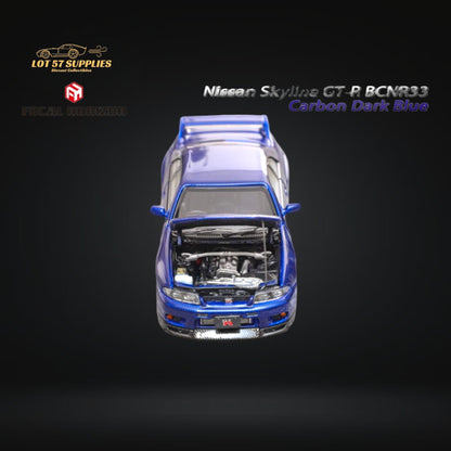 Focal Horizon Skyline GT-R R33 Dark Blue 1:64