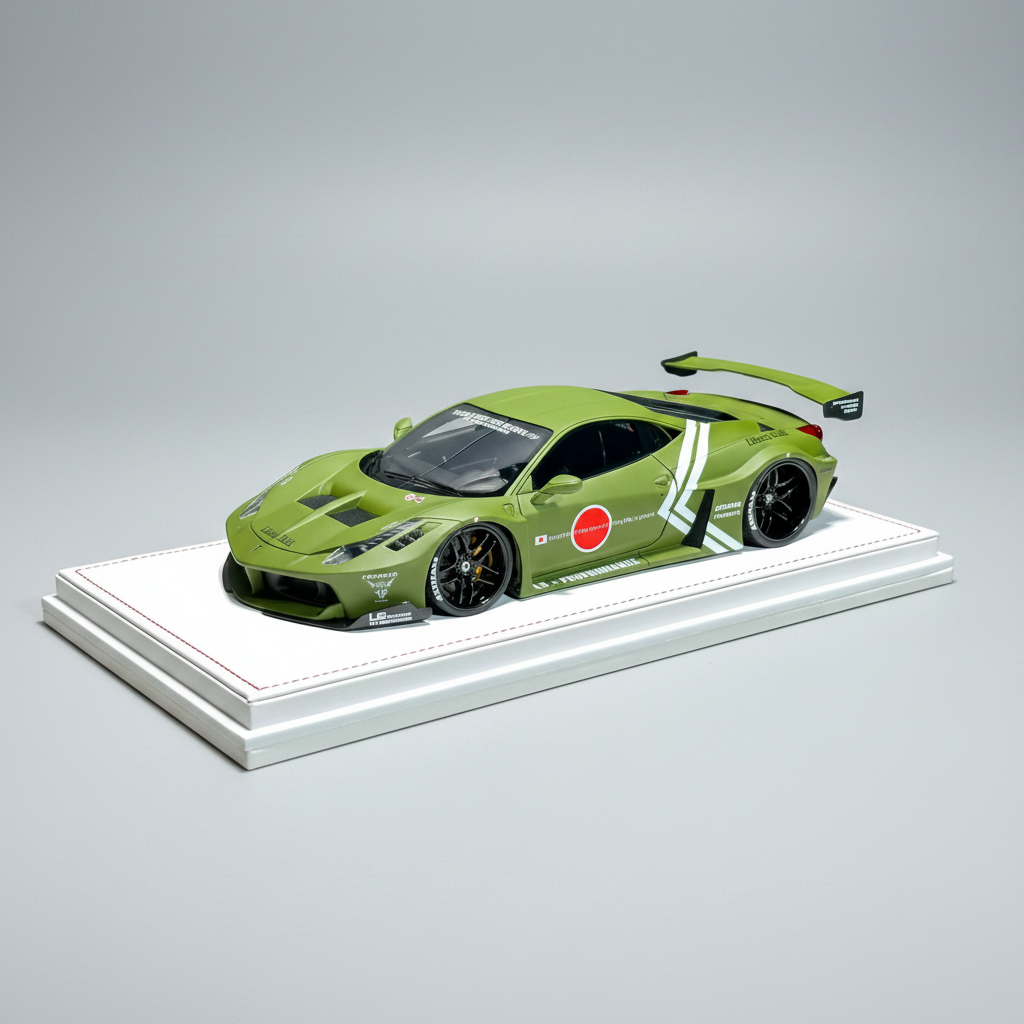 IVY MERIT Ferrari 458 GT LBWK 1:18 Resin