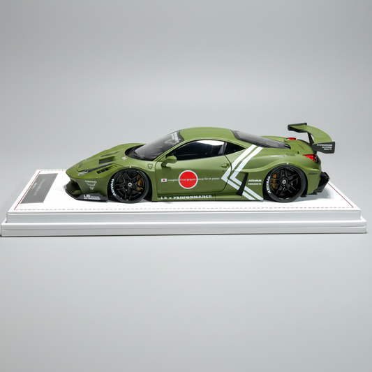 IVY MERIT Ferrari 458 GT LBWK 1:18 Resin