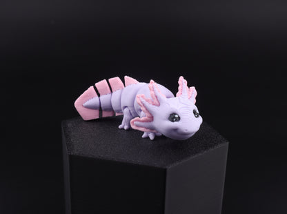 3D Printed Mini Reptile and Amphibian Fidget Toy Set – Articulated Classroom Reward Gift
