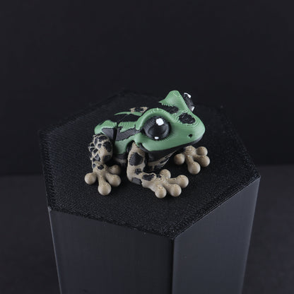 3D Printed Mini Reptile and Amphibian Fidget Toy Set – Articulated Classroom Reward Gift