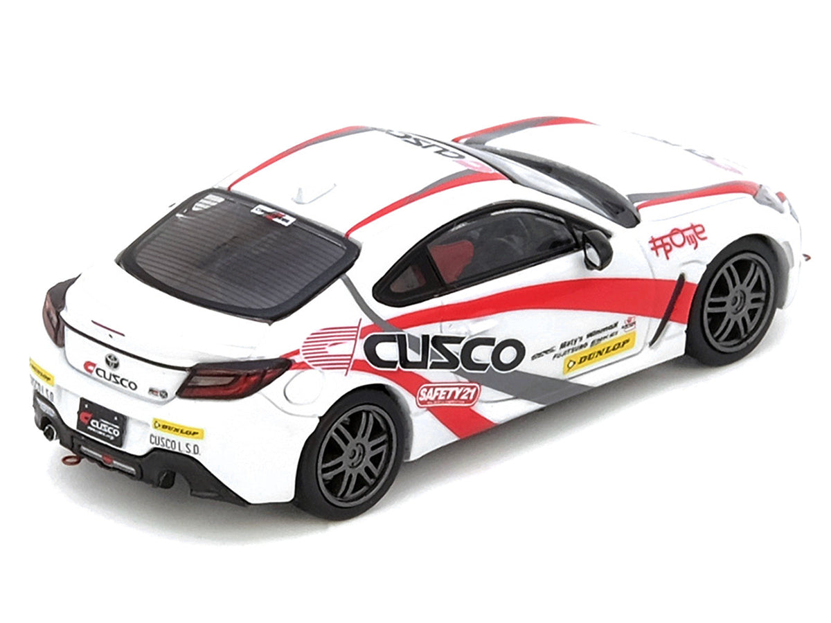 INNO64 Toyota GR86 CUSCO White Red Gray Stripes 1:64