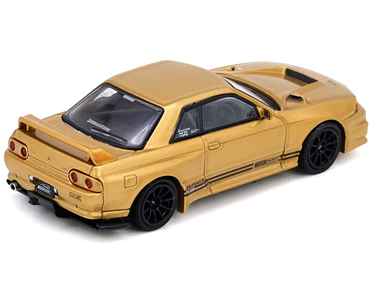 INNO64 Nissan Skyline GT-R R32 BNR32 Top Secret 650R Gold Metallic 1:64