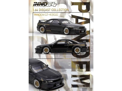 INNO64 Nissan Skyline GT-R R33 BCNR33 Pandem Rocket Bunny Black 1:64