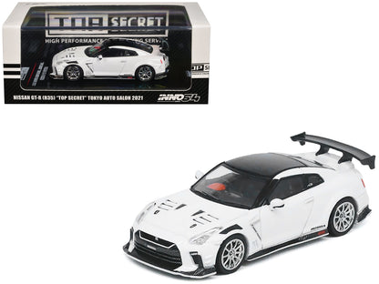 INNO64 Nissan GT-R R35 Top Secret Tokyo Auto Salon 2021 White 1:64