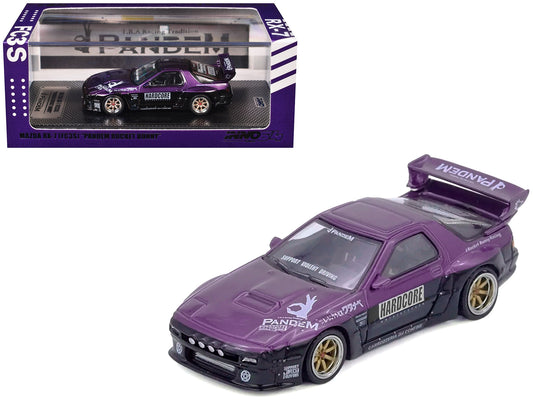 INNO64 Mazda RX-7 FC3S Pandem Rocket Bunny Purple Metallic 1:64