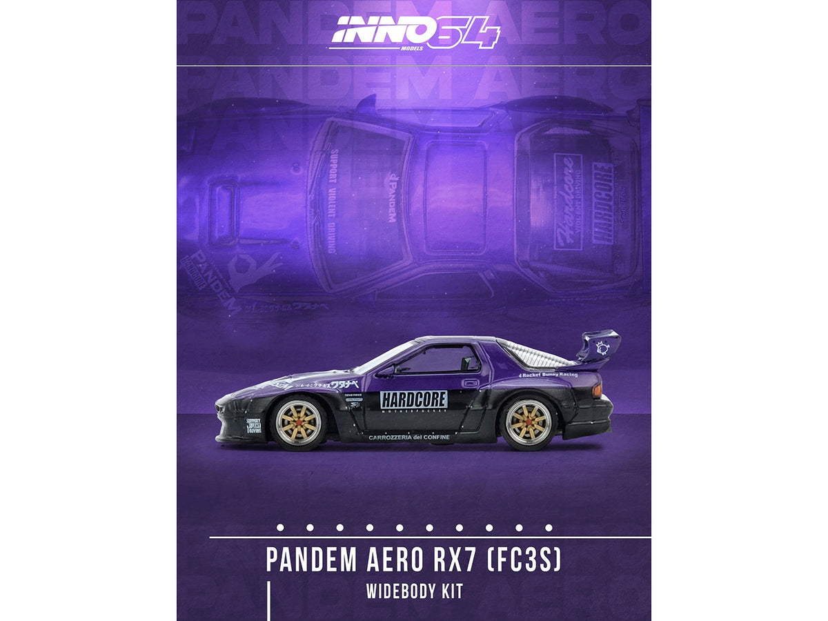 INNO64 Mazda RX-7 FC3S Pandem Rocket Bunny Purple Metallic 1:64