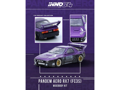 INNO64 Mazda RX-7 FC3S Pandem Rocket Bunny Purple Metallic 1:64