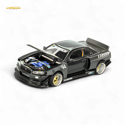(Pre-Order) Kaido House x Mini GT Nissan Skyline GT-R R34 Kaido Works GReddy V2 1:64