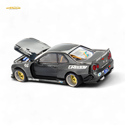 (Pre-Order) Kaido House x Mini GT Nissan Skyline GT-R R34 Kaido Works GReddy V2 1:64