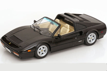 KK Scale 1985 Ferrari 328 GTS US Version Miami Vice Black 1:18