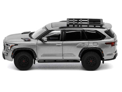 GCD Toyota Sequoia TRD Pro Silver Metallic Roof Rack 1:64