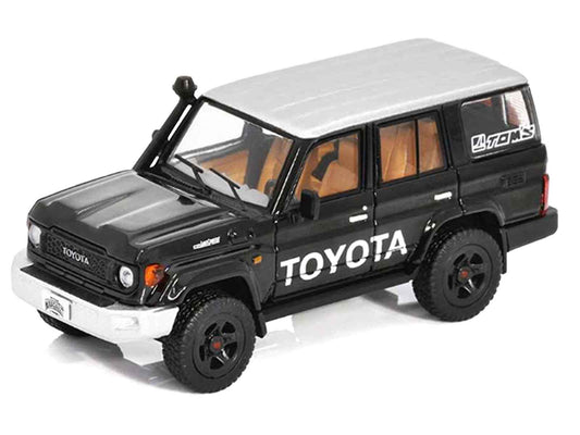 GCD Toyota Land Cruiser J76 Black Silver Metallic Top 1:64