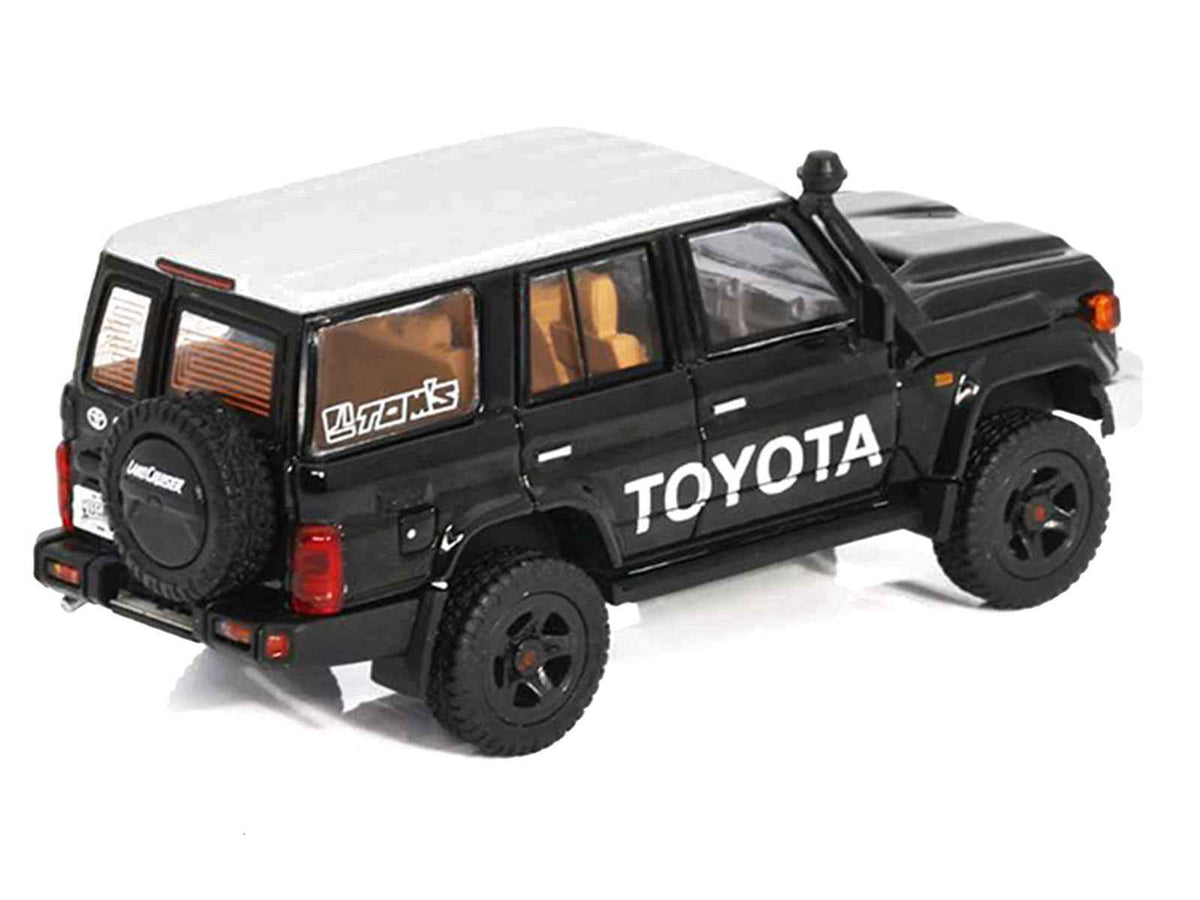 GCD Toyota Land Cruiser J76 Black Silver Metallic Top 1:64