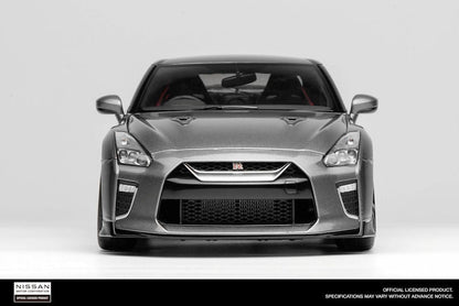 Motorhelix 2020 Nissan Skyline GT-R R35 Nismo Track Edition Dark Metal Grey 1:18