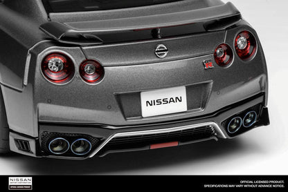 Motorhelix 2020 Nissan Skyline GT-R R35 Nismo Track Edition Dark Metal Grey 1:18
