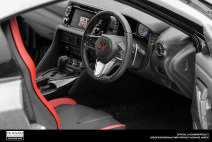 Motorhelix 2020 Nissan Skyline GT-R R35 Nismo Track Edition Dark Metal Grey 1:18