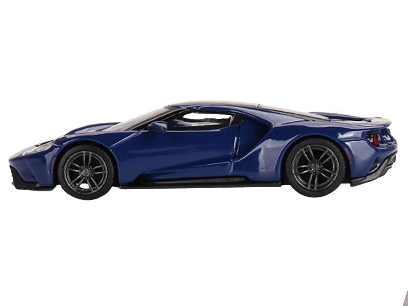 Mini GT Ford GT Sunoco Blue Yellow Stripes 1:64