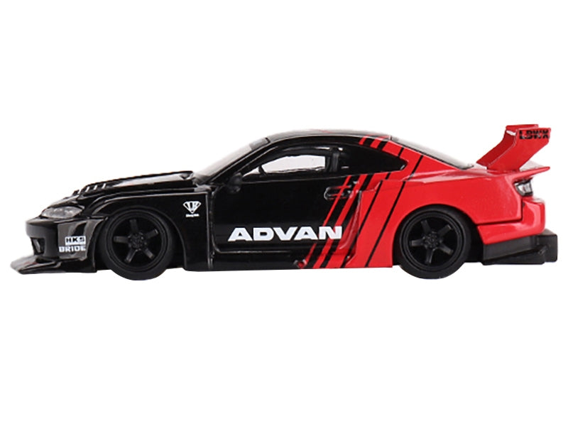 Mini GT Nissan S15 Silvia LBWK ADVAN 1:64 Diecast