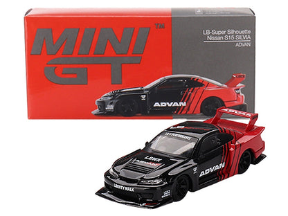 Mini GT Nissan S15 Silvia LBWK ADVAN 1:64 Diecast