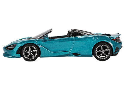 Mini GT McLaren 750S Spider Belize Blue 1:64