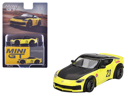 Mini GT Nissan Z LB-Nation Ikazuchi Yellow 1:64