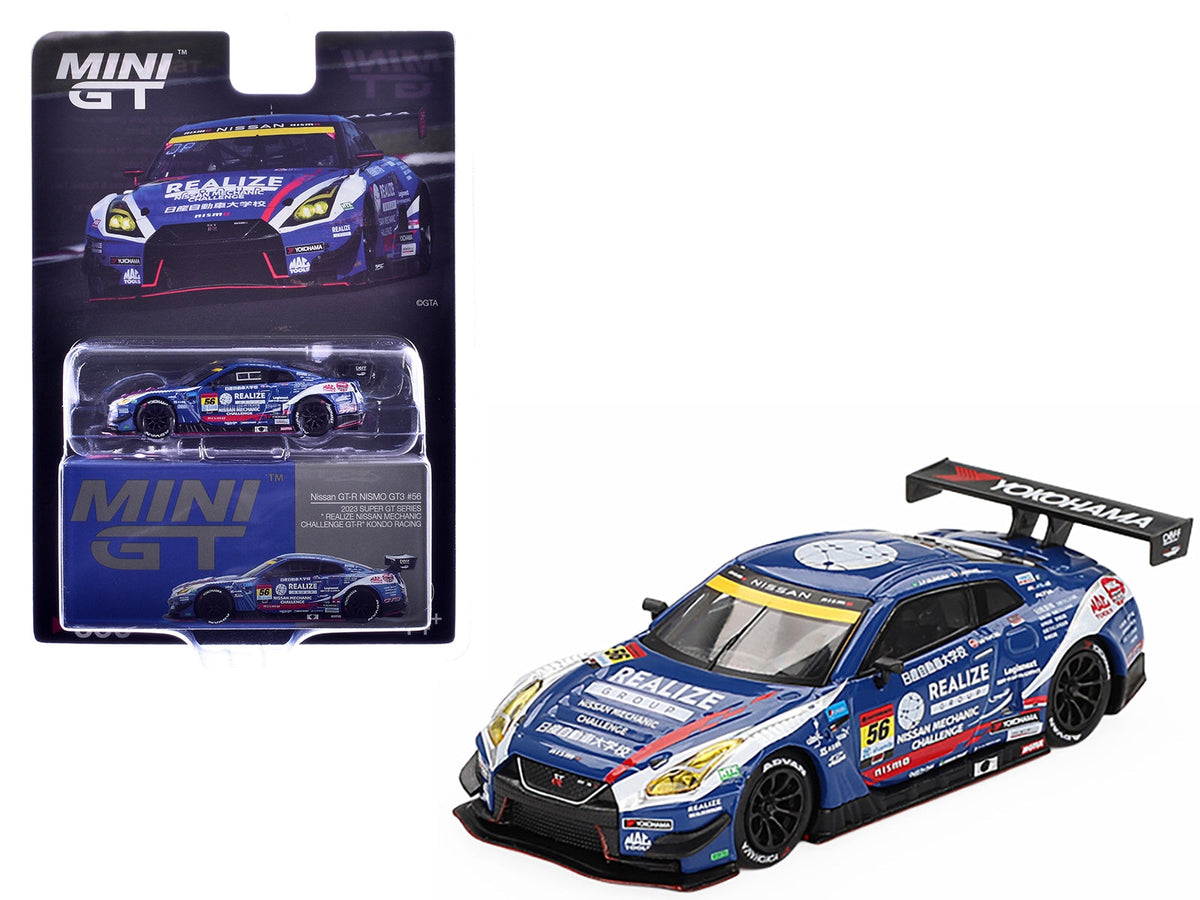 Mini GT Nissan GT-R NISMO GT3 #56 REALIZE 1:64