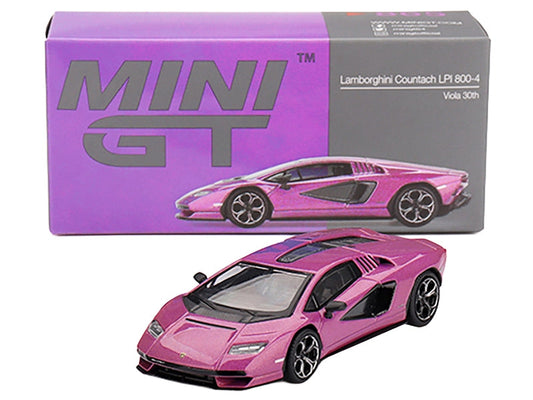 Mini GT Lamborghini Countach LPI 800-4 Viola 1:64