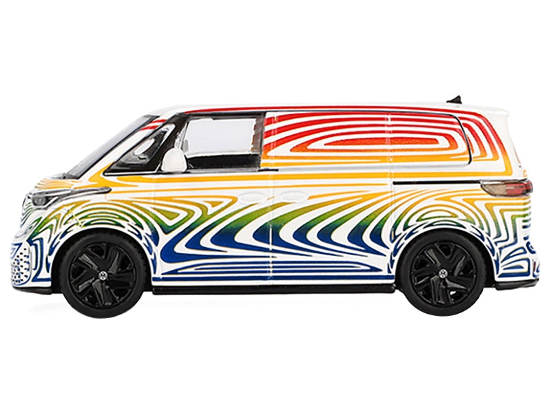 Mini GT VW ID. Buzz Prototype Rainbow 1:64 Diecast