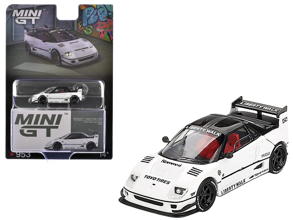 Mini GT Mazda AZ-1 Liberty Walk LB40 White 1:64