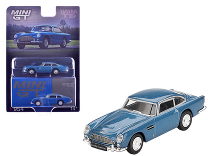 Mini GT Aston Martin DB5 Sierra Blue 1:64 Diecast